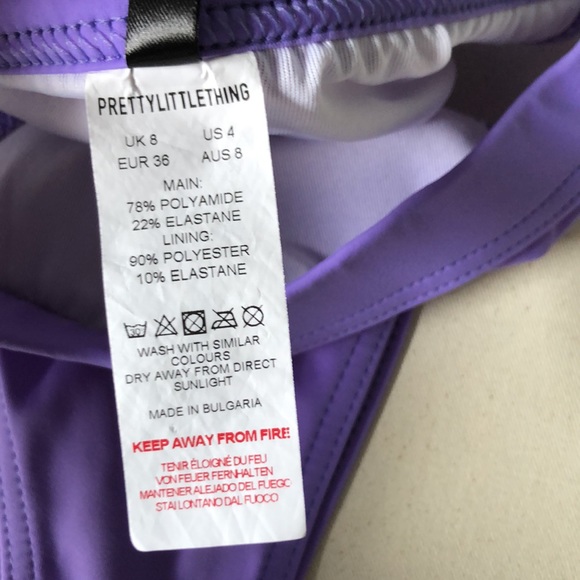 NWOT PLT Lilac Bikini Set - Picture 5 of 10